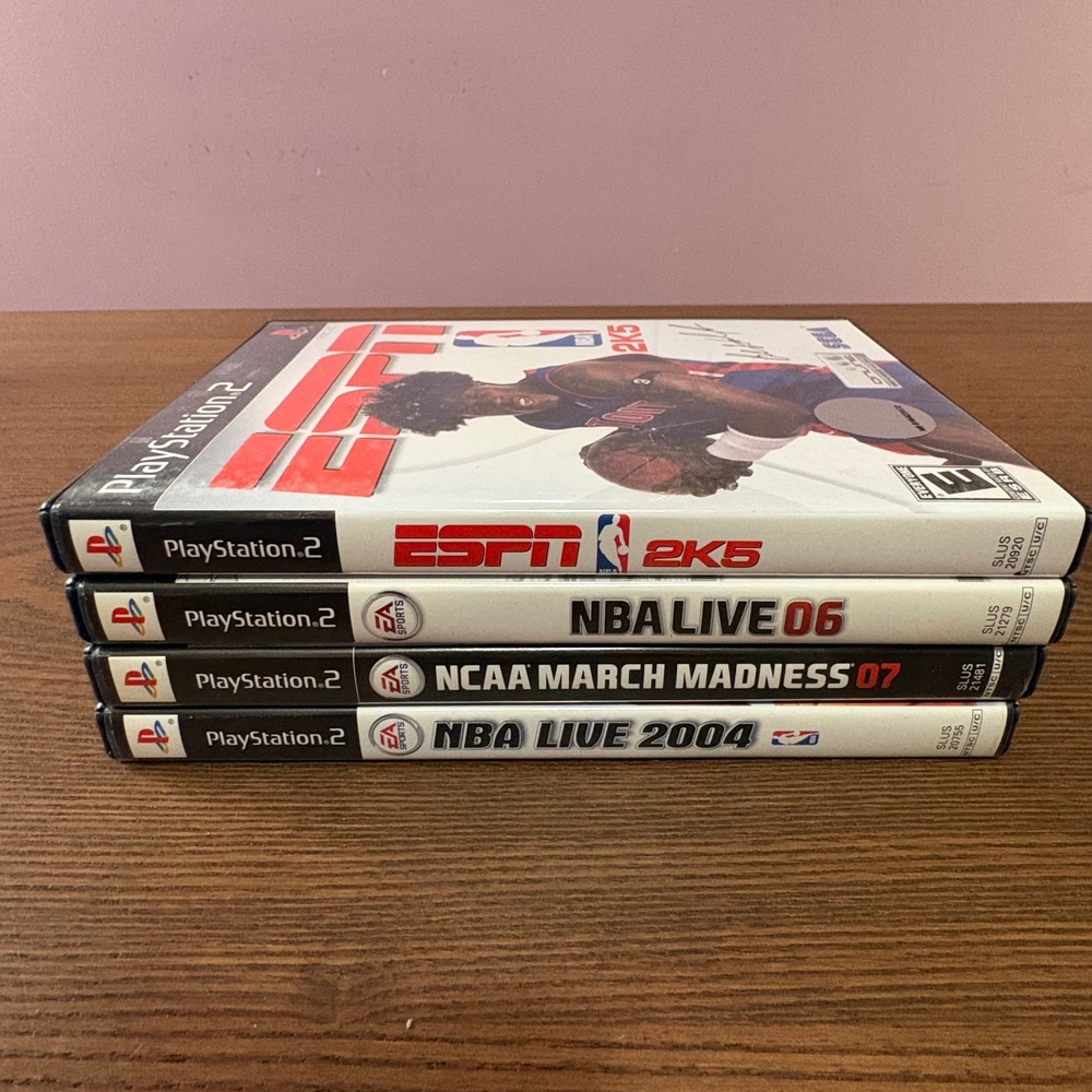 EA Sports & Sega Basketball Bundle PS2 Good NBA Live 2K5 NCAA 07 Set - Picture 5 of 6